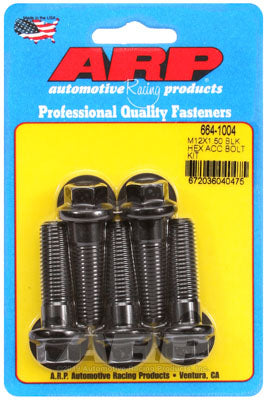 ARP 664-1004 Metric Thread Bolt Kit M12 x 1.50 x 40 hex black oxide bolts Photo-0