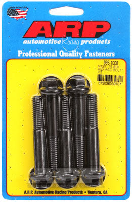 ARP 665-1008 Metric Thread Bolt Kit M12 x 1.75 x 70 hex black oxide bolts Photo-0