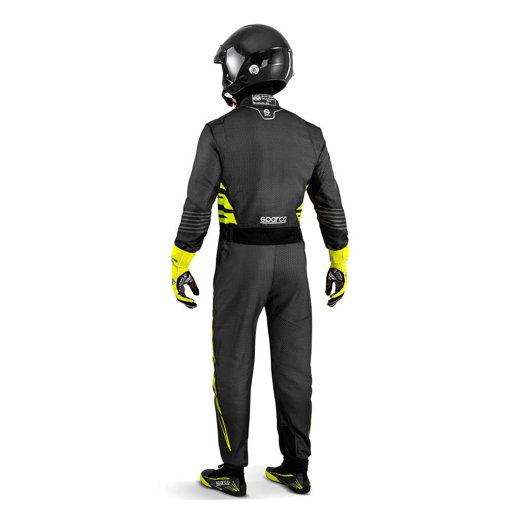 SPARCO 001103066GSGF Racing suit Infinity 5.0 grey / yellow fluo 66 Photo-1