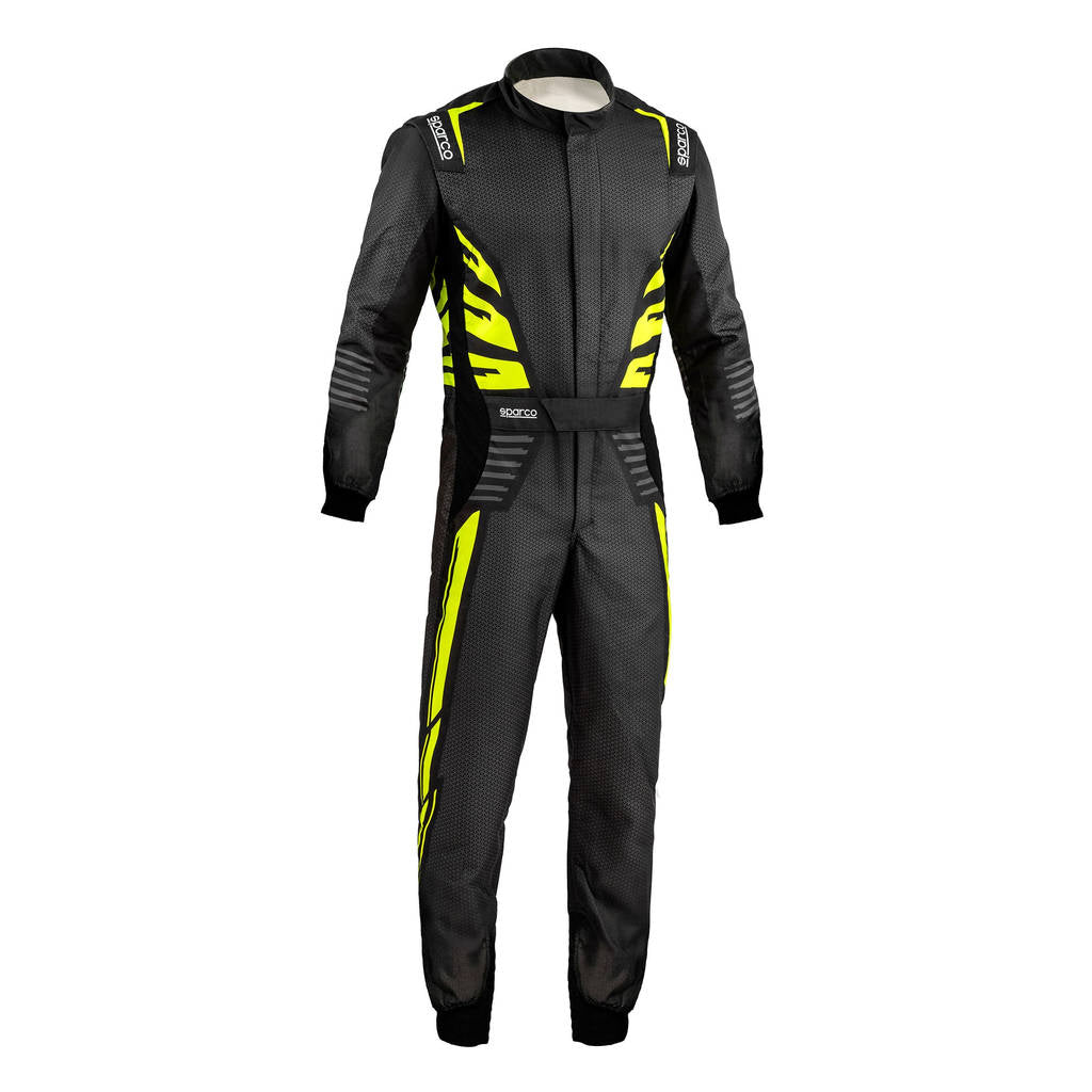 SPARCO 001103066GSGF Racing suit Infinity 5.0 grey / yellow fluo 66 Photo-2