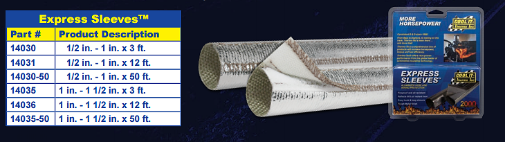 THERMO-TEC 14035-50 Express Sleeves 15,24m - I.D. 25,4mm - 38,1mm Photo-0