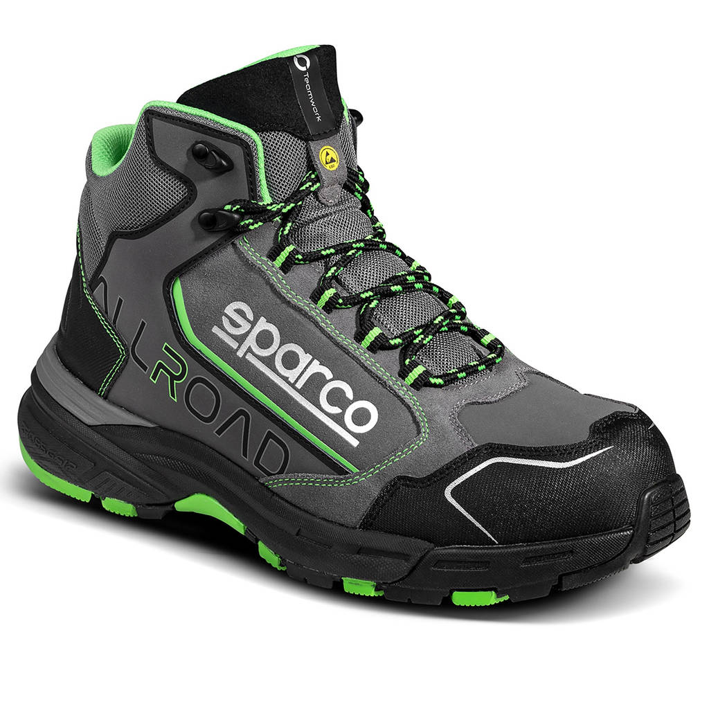 SPARCO 0752944GSVF Shoes Allroad-H Leap S3 ESD Grey/Green 44 Photo-0