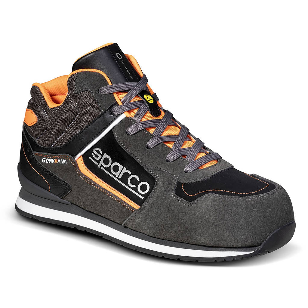 SPARCO 0753637GSAF Shoes Gymkhana-H Acropolis S3 ESD Grey/Orange Fluo 37 Photo-0