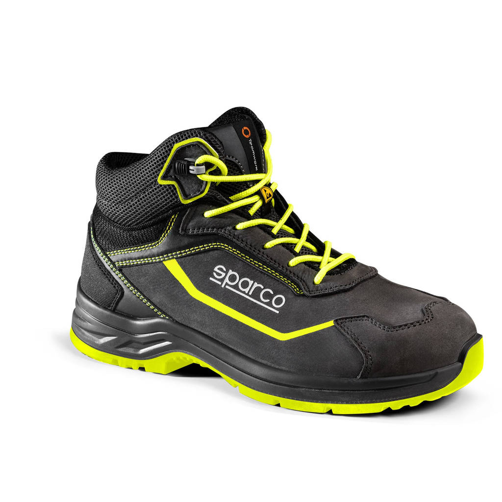 SPARCO 0754435GSGF Shoes Indy-H S3 ESD Juri grey / yellow fluo 35 Photo-0