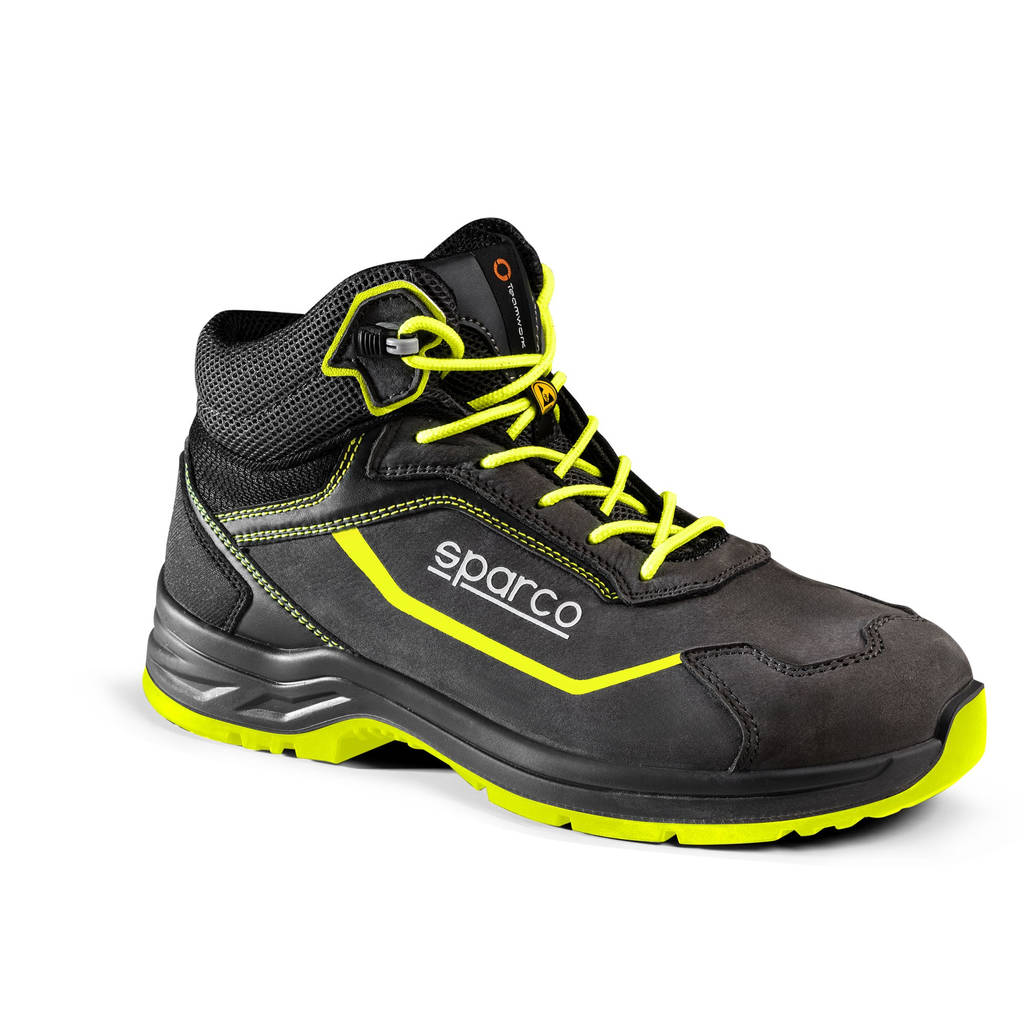 SPARCO 0754438GSGF Shoes Indy-H S3 ESD Juri grey / yellow fluo 38 Photo-0