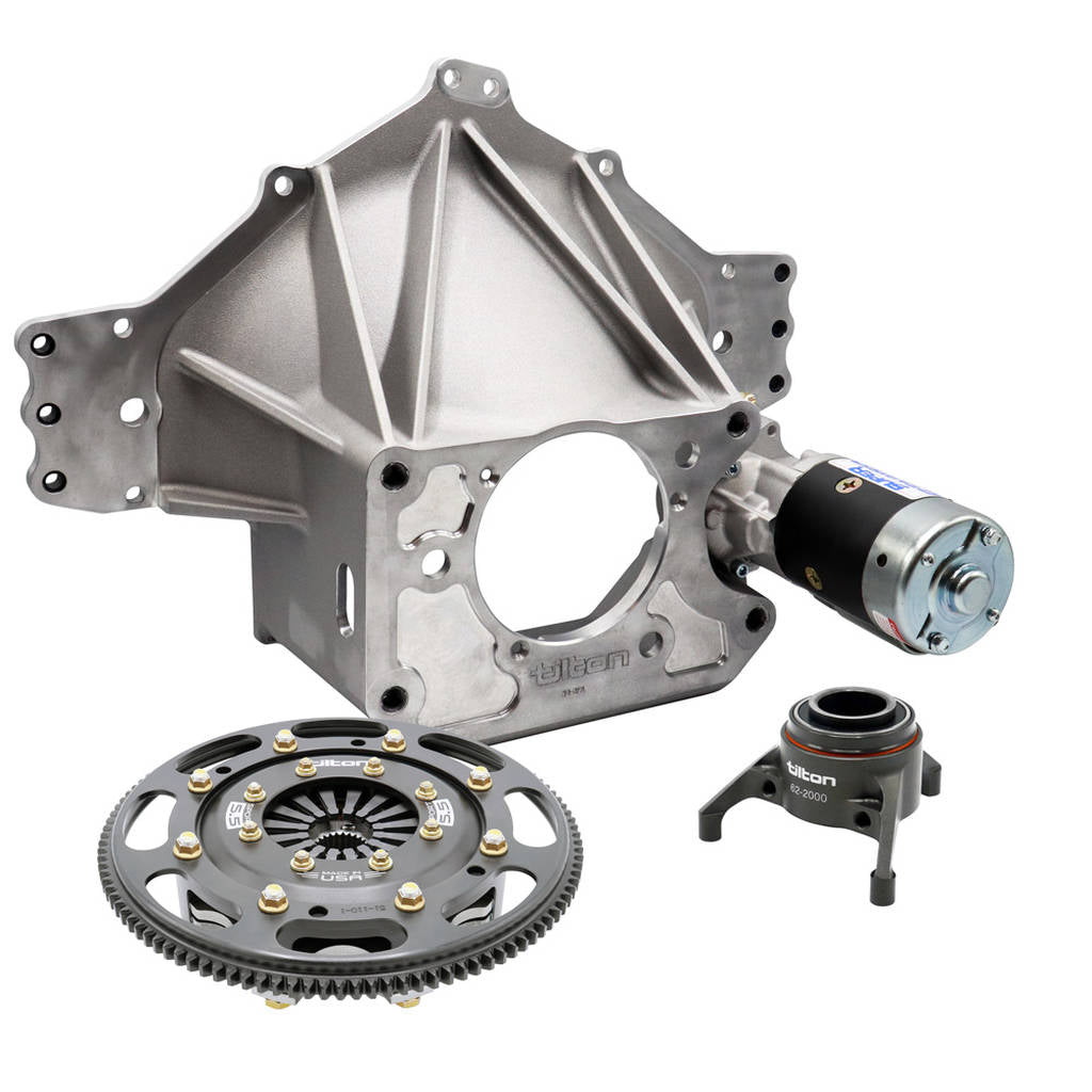 TILTON 52-53131 Bellhousing kit for CHEVY LS, 110T, 5.5" MET, 3 Disc, 26 SP, 1 / 4" MID-PLate Photo-0