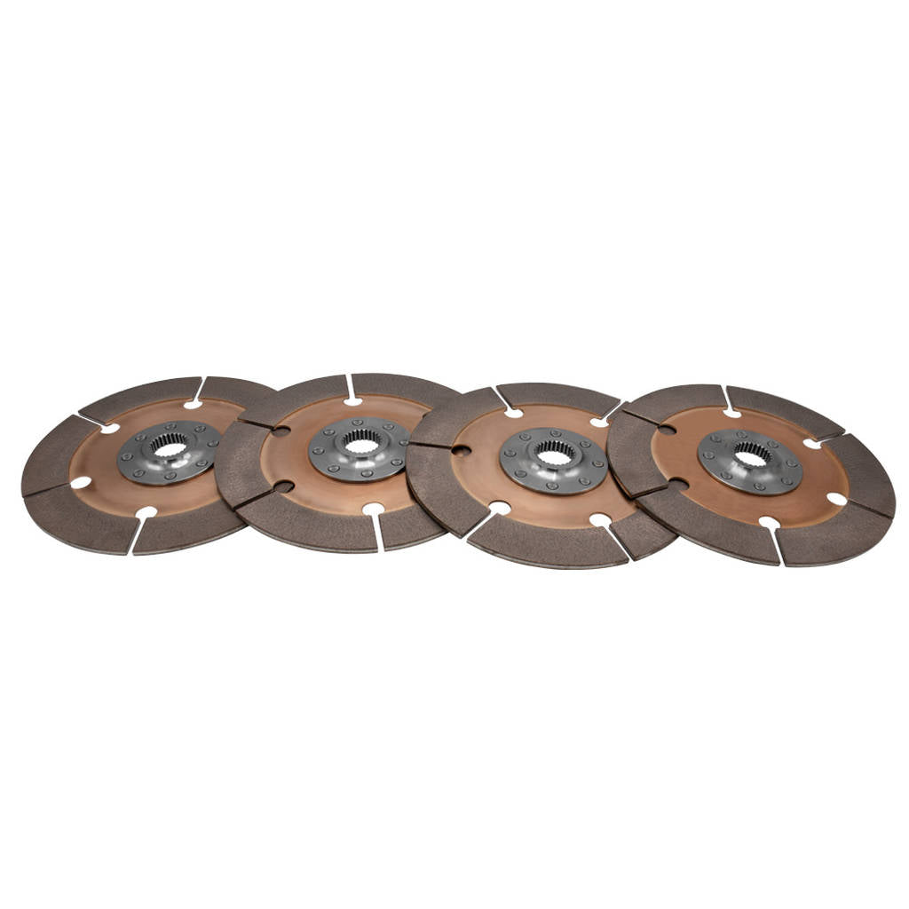 TILTON 64215-1-VVVV-52 Clutch disc pack, Metallic, 8.5", 4 PL, 35mm X 10 Photo-0