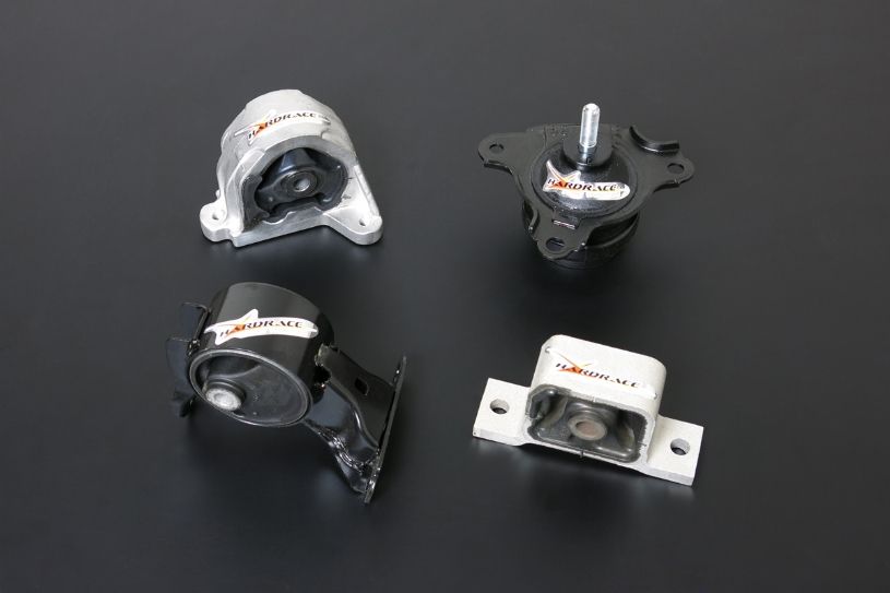 HARDRACE 6693 HARDEN ENGINE MOUNT HARDEND RUBBER 4PCS/SET HONDA/ACURA DC5 AT Photo-0