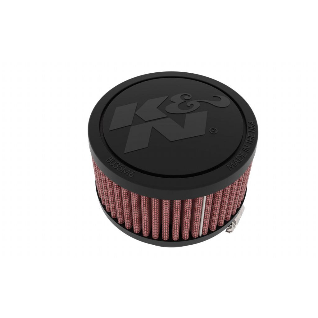 K&N RU-1900 Universal clamp-on air filter 2-1/4"FLG, 3-1/2"OD, 2"H Photo-0