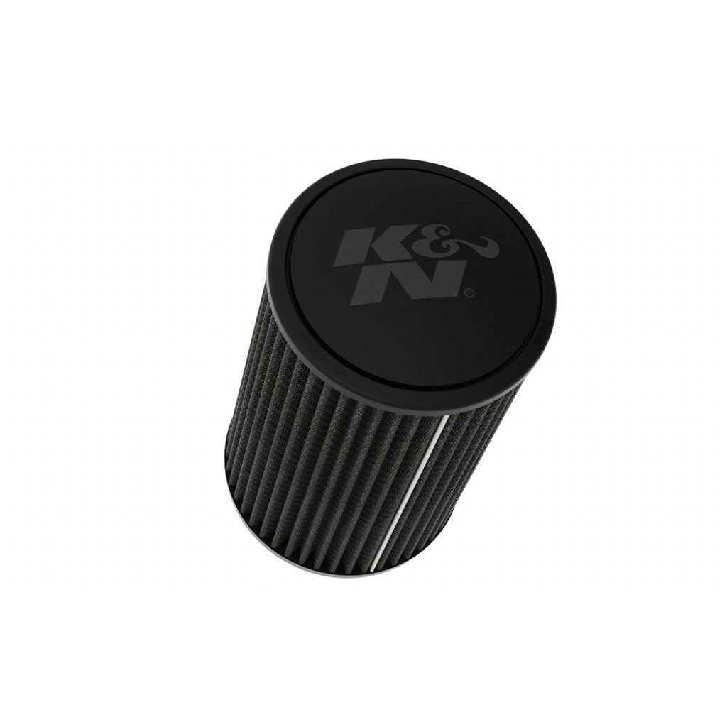 K&N RU-3111HBK Universal clamp-on air filter 3-1/2"FLG, 6"B, 5-1/4"T, 9"H Photo-0