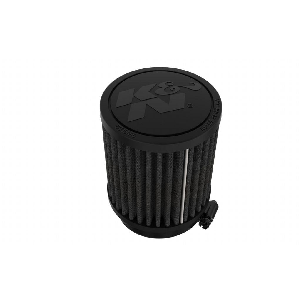 K&N RU-3125HBK Universal clamp-on air filter 2-1/2" 5 DEG FLG, 3-1/2: OD; 4" H Photo-0