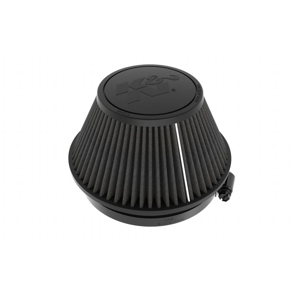 K&N RU-3129HBK Universal clamp-on air filter 6"FLG, 7-1/2"B, 4-1/2"T, 4"H Photo-0