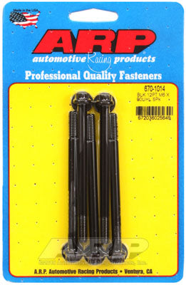 ARP 670-1014 Metric Thread Bolt Kit M6 x 1.00 x 90 12pt black oxide bolts Photo-0