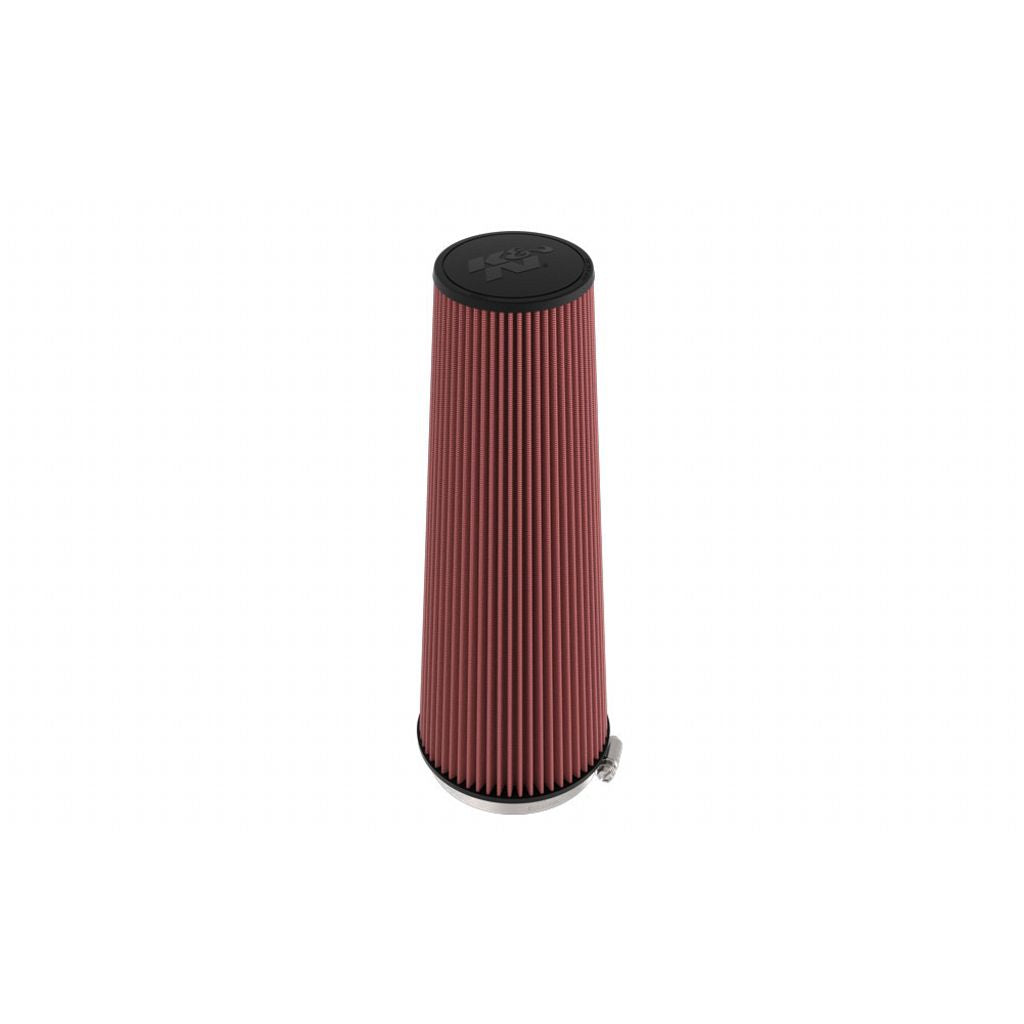 K&N RU-5295 Universal clamp-on air filter 6"FLG, 7-1/2"B, 5"T: 20-1/8"H Photo-0