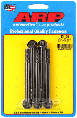 ARP 671-1018 Metric Thread Bolt Kit M8 x 1.25 x 85mm 12pt black oxide bolts Photo-0