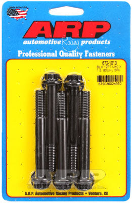 ARP 672-1010 Metric Thread Bolt Kit M10 x 1.50 x 80 12pt black oxide bolts Photo-0
