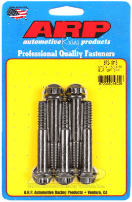 ARP 672-1013 Metric Thread Bolt Kit M10 x 1.50 x 65 12pt black oxide bolts Photo-0