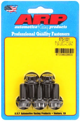 ARP 673-1001 Metric Thread Bolt Kit M10 x 1.25 x 20 12pt black oxide bolts Photo-0