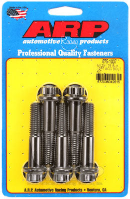 ARP 675-1007 Metric Thread Bolt Kit M12 X 1.75 X 60 12pt black oxide bolts Photo-0