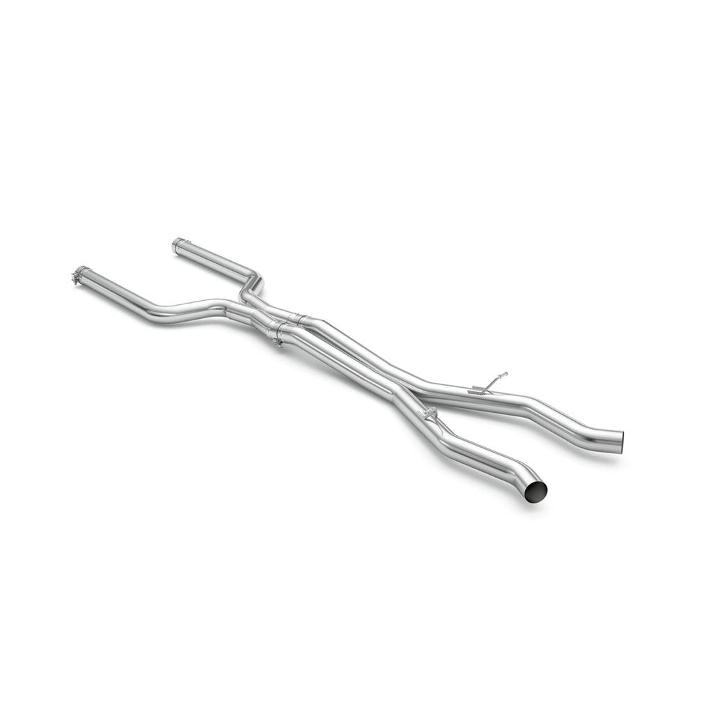 EISENMANN B5555.20000 Non-resonated Center Pipe Race With X-Pipe for BMW 5 (F90) M5 Photo-0