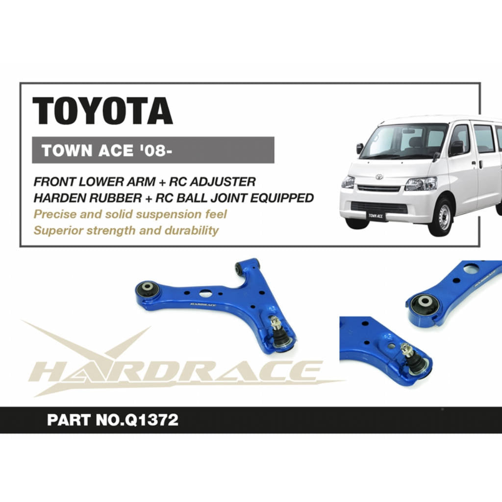 HARDRACE Q1372 Front Lower Arm for TOYOTA Townace / DAIHATSU Granmax 2008- Photo-1