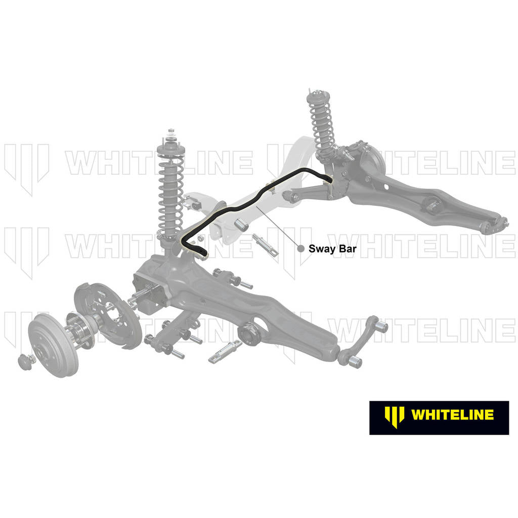 WHITELINE BHR72XZ Rear Sway Bar - 26mm 2 Point Adjustable Photo-1