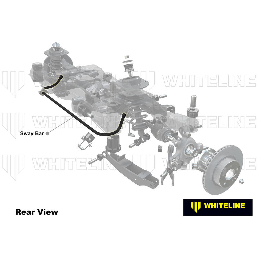 WHITELINE BNR40 Rear Sway bar - 33mm heavy duty Photo-1