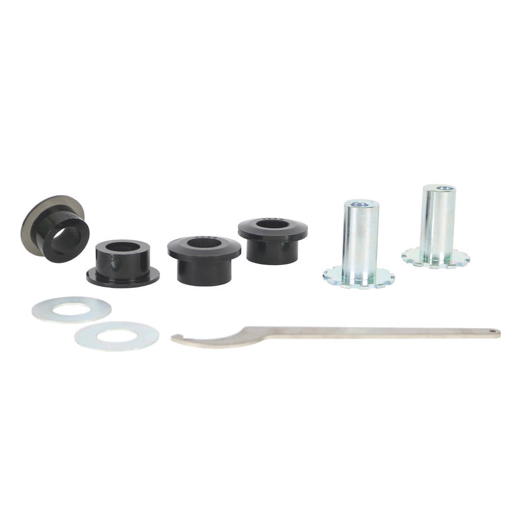 WHITELINE KCA538 Front Lower Control Arm Inner Front Bushing Double Offset Kit for Audi/VW PQ35 Fwd/Awd Photo-1