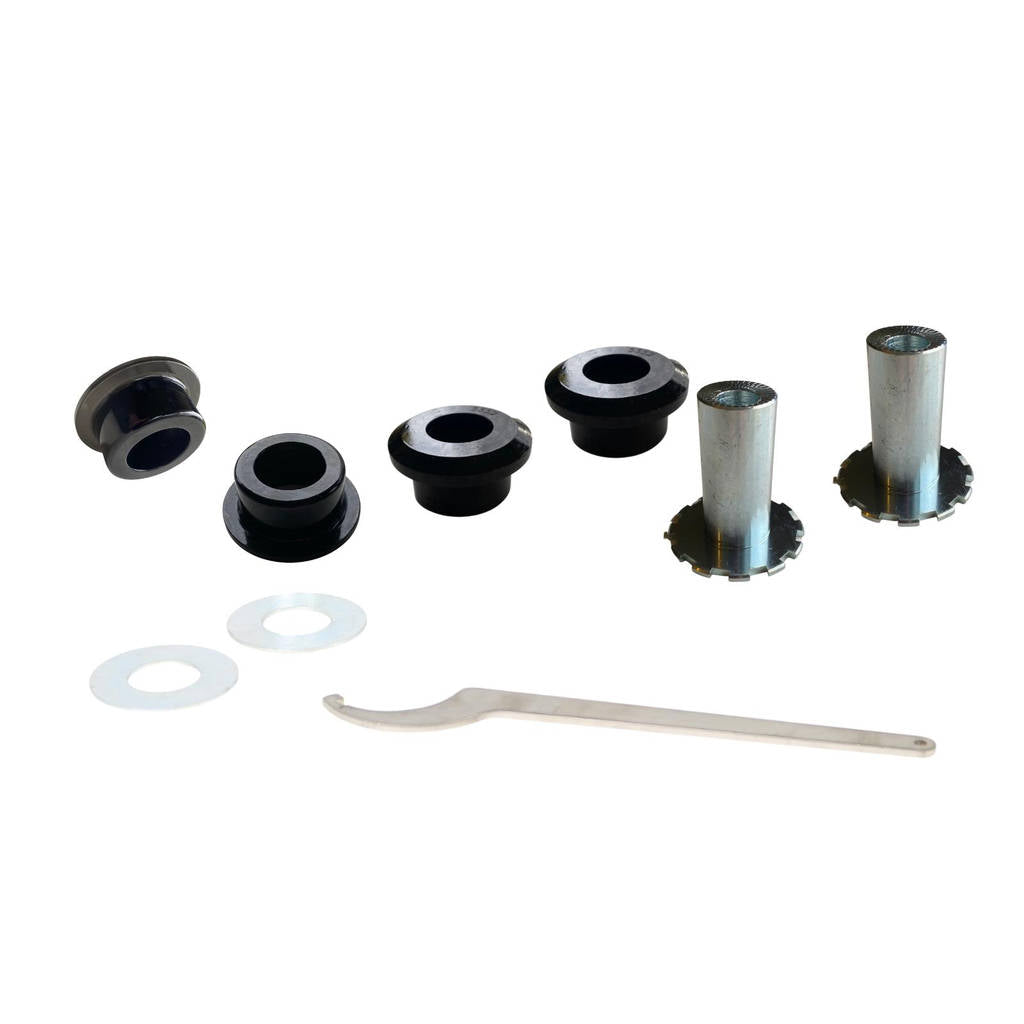 WHITELINE KCA539 Front Lower Inner Front Bushings Offset Kit for Audi/VW MQB Fwd/Awd Photo-1