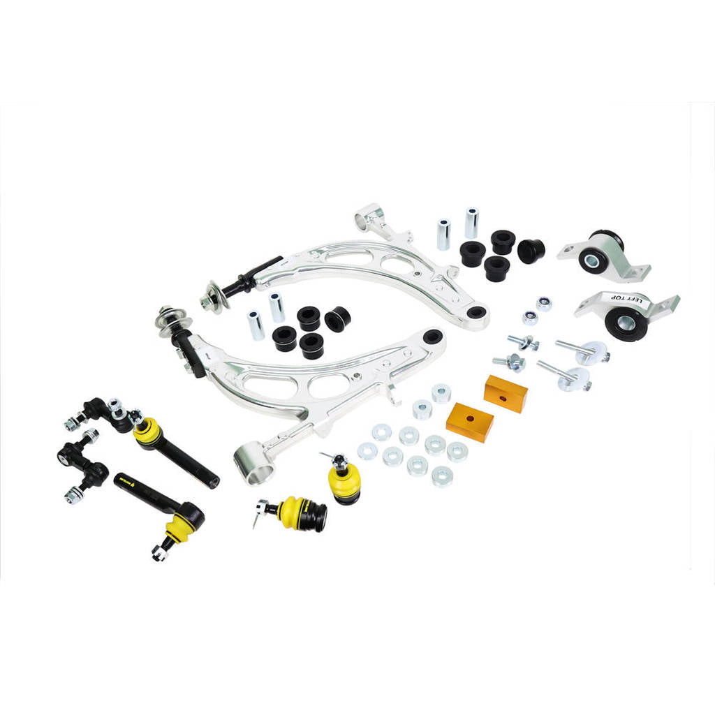 WHITELINE KTA290 Lower Control Arm w/ Endlinks, Anti-Lift/Roll-Center Correction for Subaru Impreza Photo-0