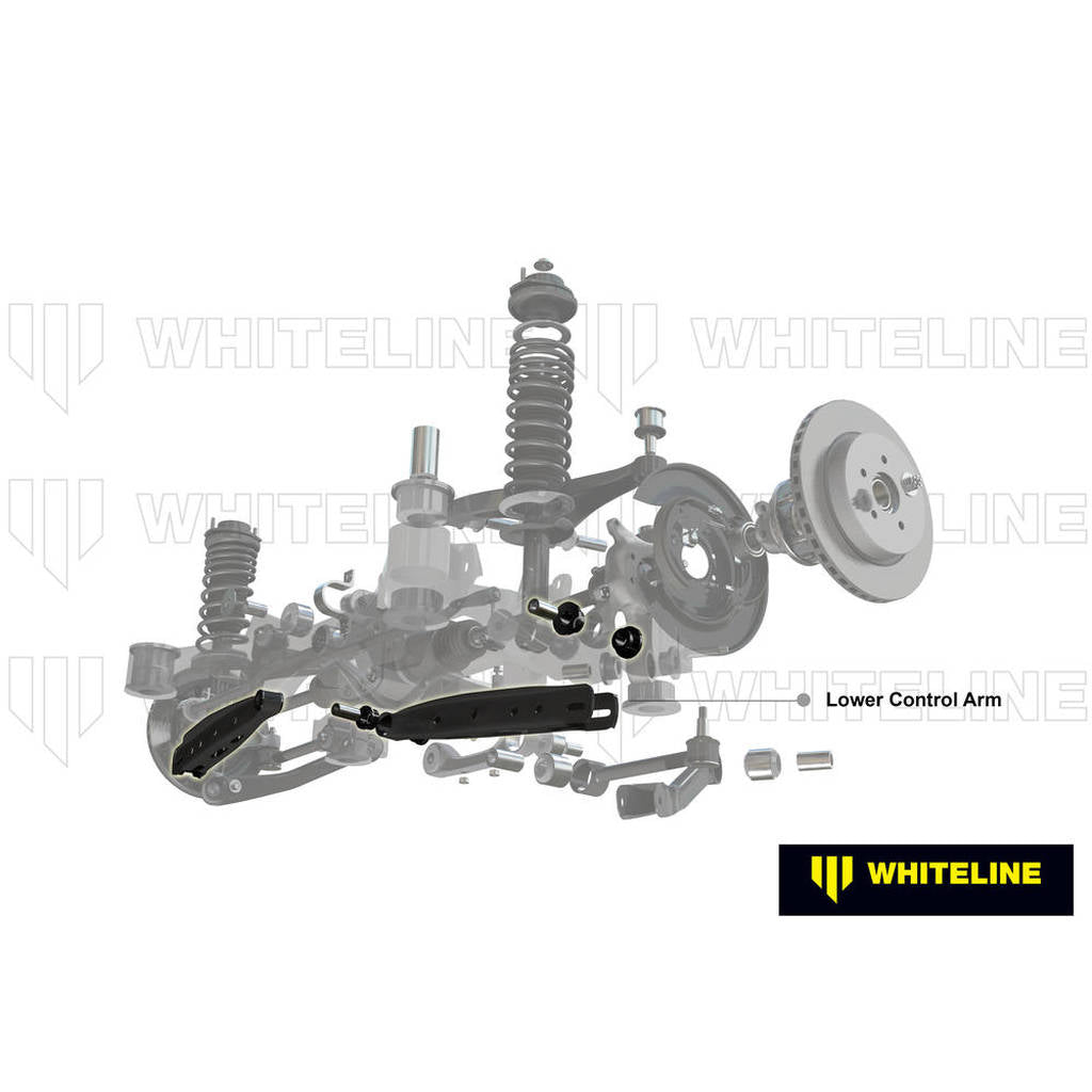 WHITELINE KTA341 Adjustable Rear Lower Control Arms for BMW 3 Series E36, E46/Z4 E85, E86, E89 Photo-1