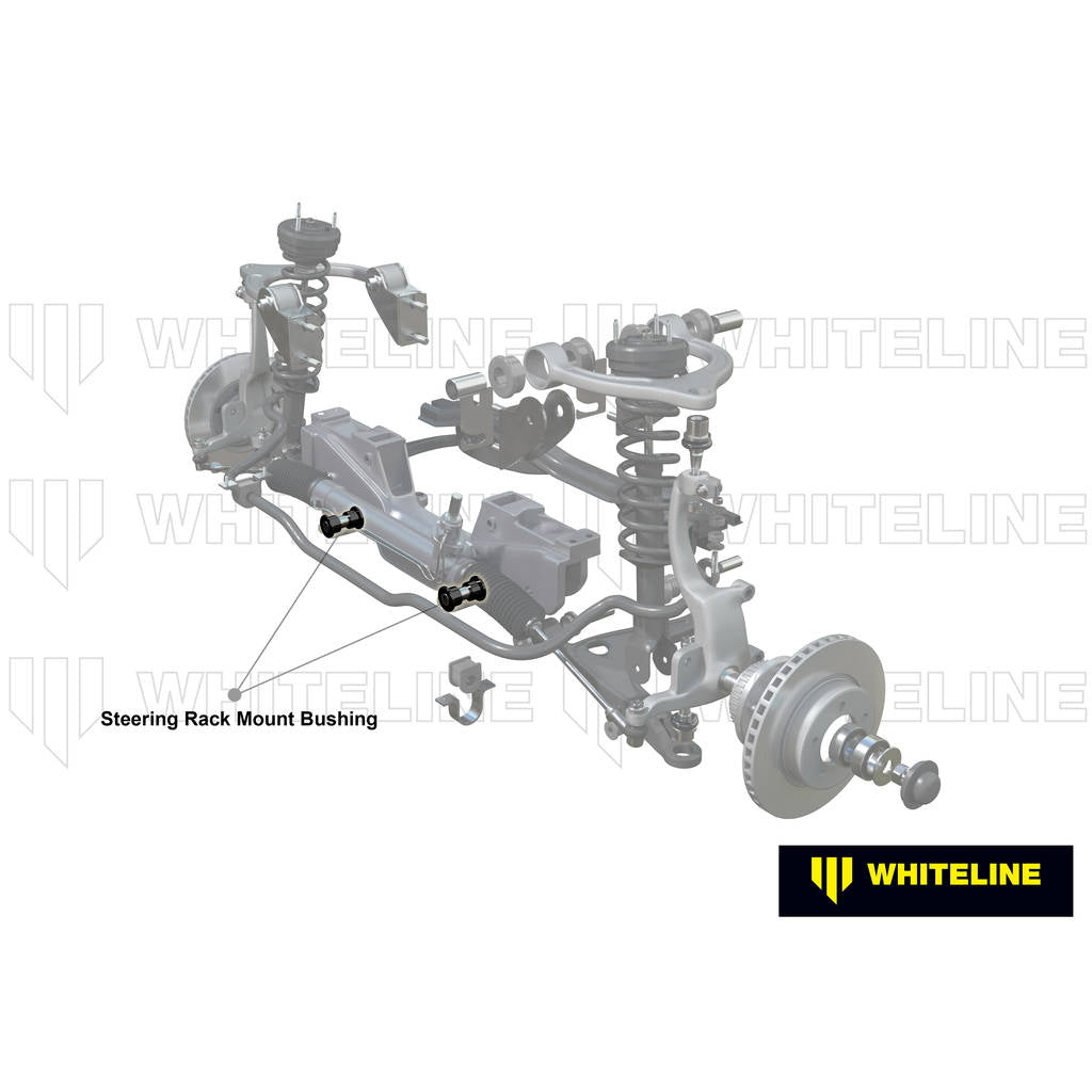 WHITELINE W13375 Front Steering Rack/Pinion - Mount Bushing Kit for Ford Falcon/Fairlane BA, BF/FPV Photo-1