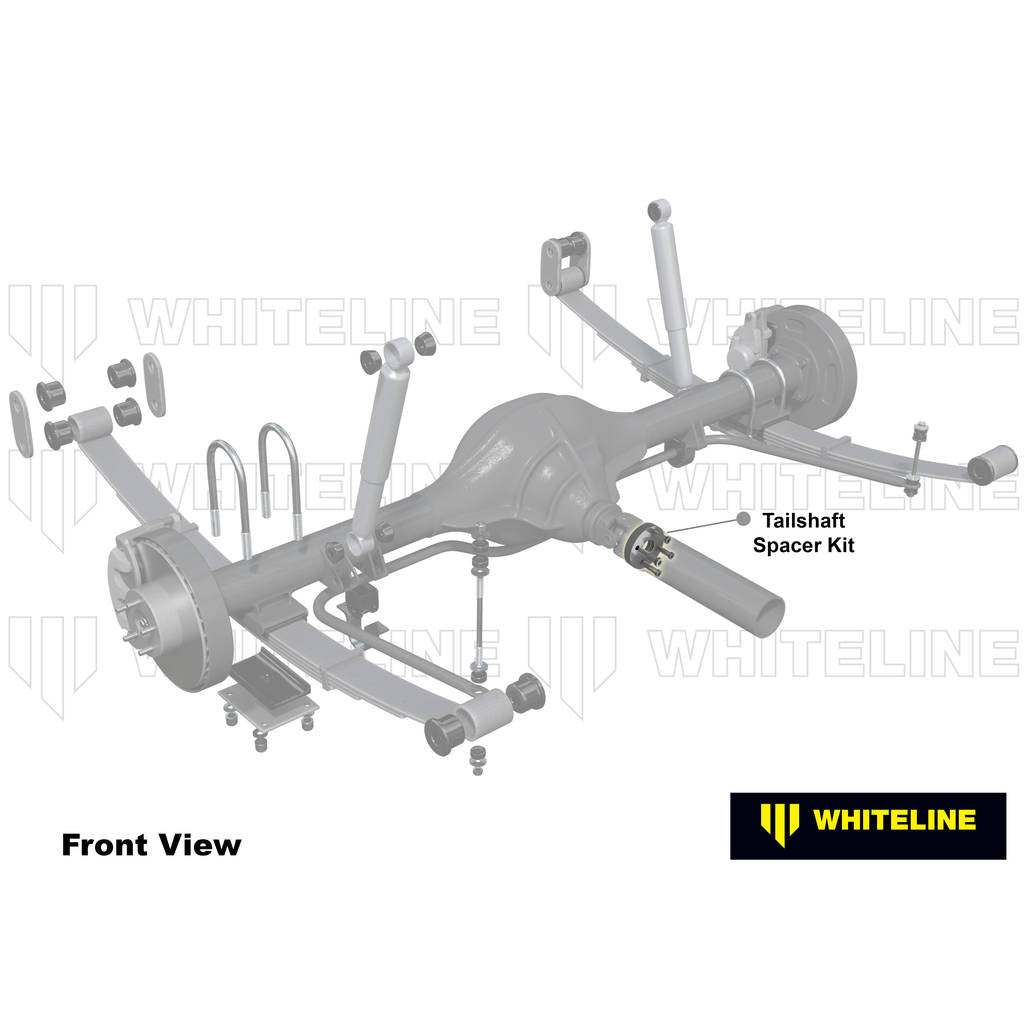 WHITELINE W93197 Rear Tailshaft - Spacer Kit for Mitsubishi Triton ML, MN/MQ, MR Photo-1