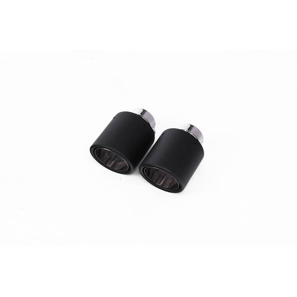 MILLTEK SSXRR117 Valved Rear Silencers (JET-115 Carbon Tips) for RANGE ROVER Sport (L494) 5.0 (Facelift) 2018-2022 Photo-1