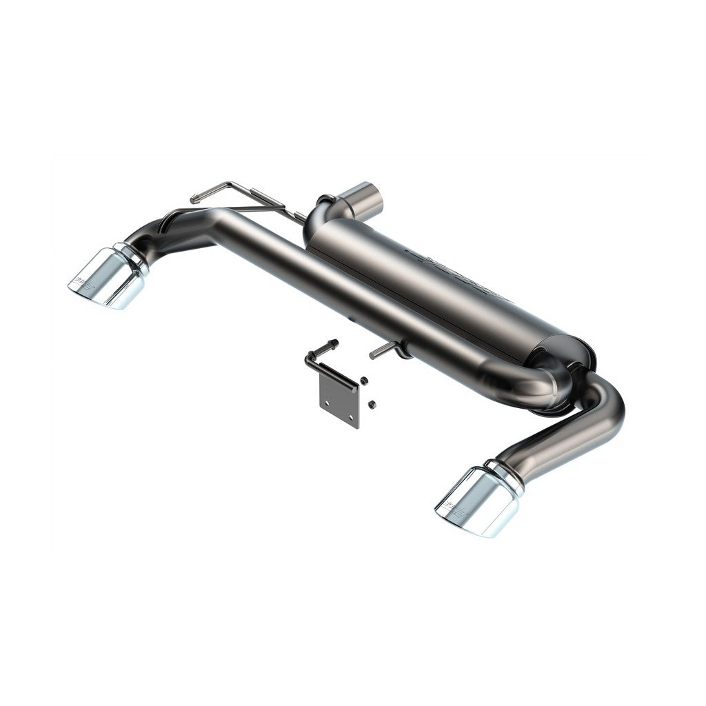 BORLA 11975 Axle-Back Exhaust System 2.75", 2.50", ATAK (4.0" RD X 4.75" Tips) for FORD Bronco 2.3L i4 2021-2023 Photo-0