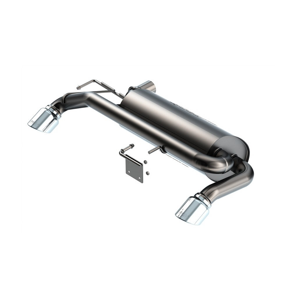 BORLA 11976 Axle-Back Exhaust System 2.75", 2.50", Touring (4.0" RD X 4.75" Tips) for FORD Bronco 2.7L V6 2021-2023 Photo-0