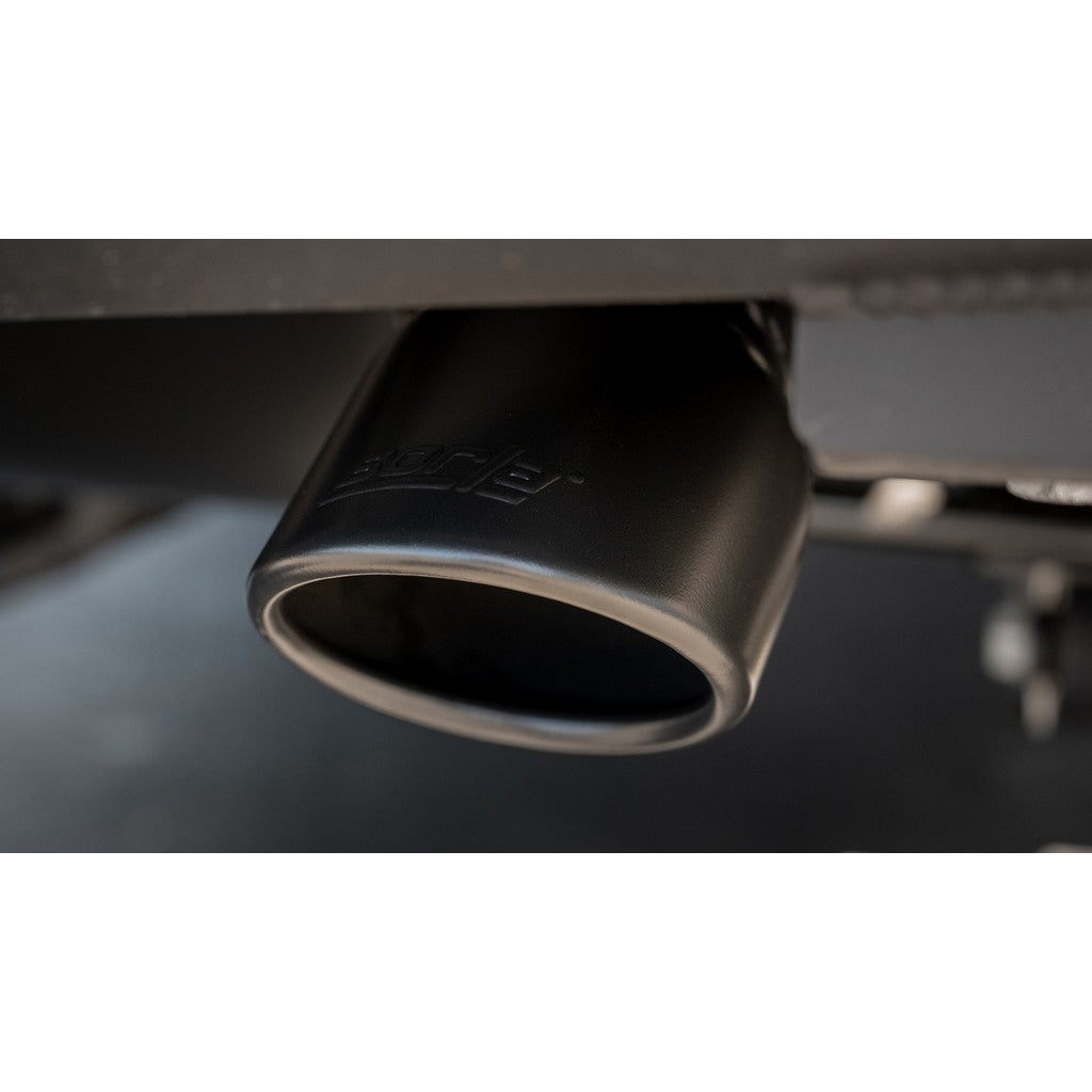 BORLA 11976CB Axle-Back Exhaust System 2.75", 2.50", Touring (4.0" RD X 4.75" Coated Black Tips) for FORD Bronco 2.7L V6 2021-2023 Photo-2