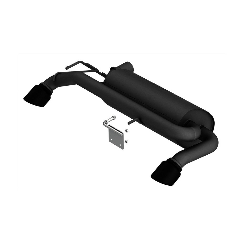 BORLA 11978CB Axle-Back Exhaust System 2.75", 2.50", ATAK (4.0" RD X 4.75" Coated Black Tips) for FORD Bronco 2.7L V6 2021-2023 Photo-0