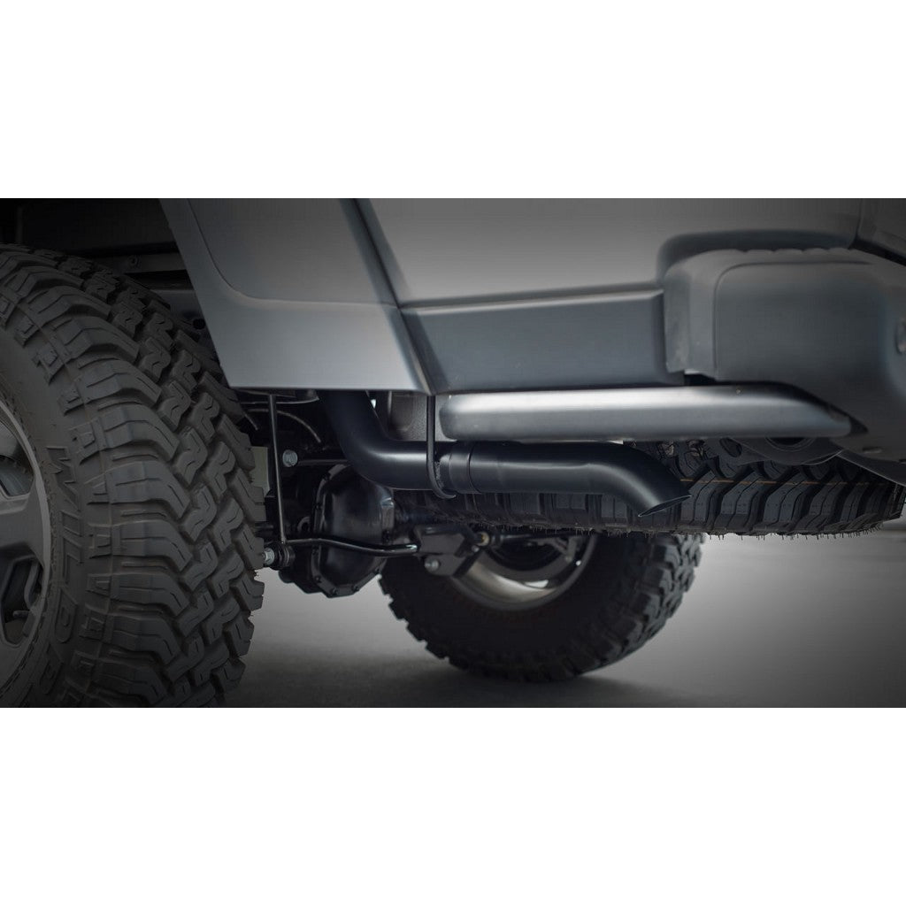 BORLA 140810CB Cat-Back Exhaust System 2.75", ATAK (2.75" Turndown Black Coated Tips) for JEEP Gladiator (JT) 3.6L V6 2020-2023 Photo-2