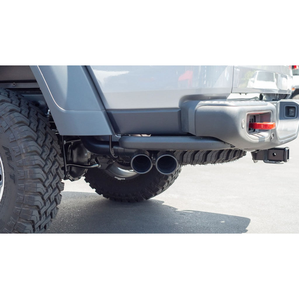BORLA 140815CB Cat-Back Exhaust System 2.75", 2", S-Type (3.5" RD X 6.0" Ceramic Black Tips) for JEEP Gladiator (JT) 3.6L V6 2020-2023 Photo-1