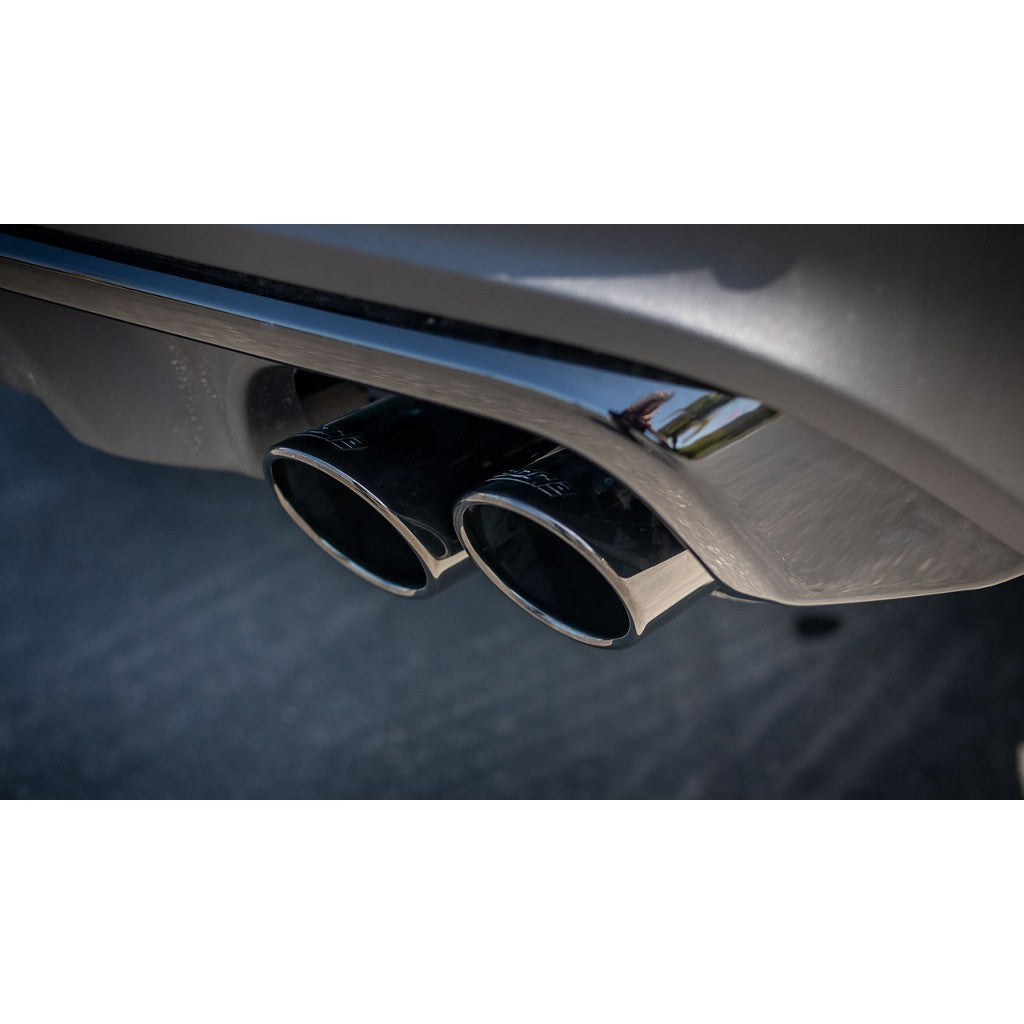 BORLA 140821BC Cat-Back Exhaust System 2.25", ATAK (4" RD X 8.0" And 4" RD X 7.25" Black Chrome Tips) for FORD Explorer ST / Explorer Platinum 3.0L V6 2020-2023 Photo-3