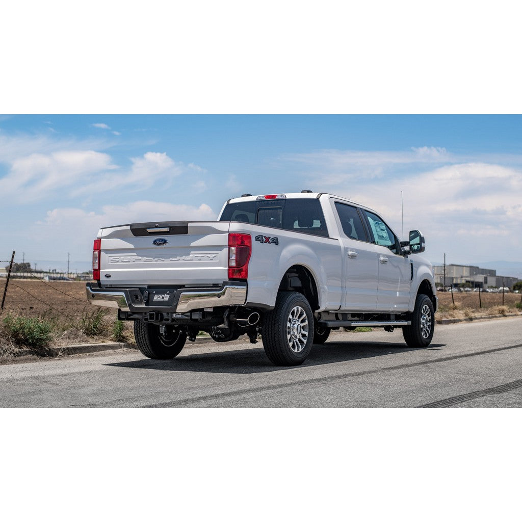 BORLA 140843 Cat-Back Exhaust System 2.75", 3.5", S-Type (5.00" RD X 13.5" Tips) for FORD F-250 / F-350 Super Duty 7.3L V8 2020-2023 Photo-1