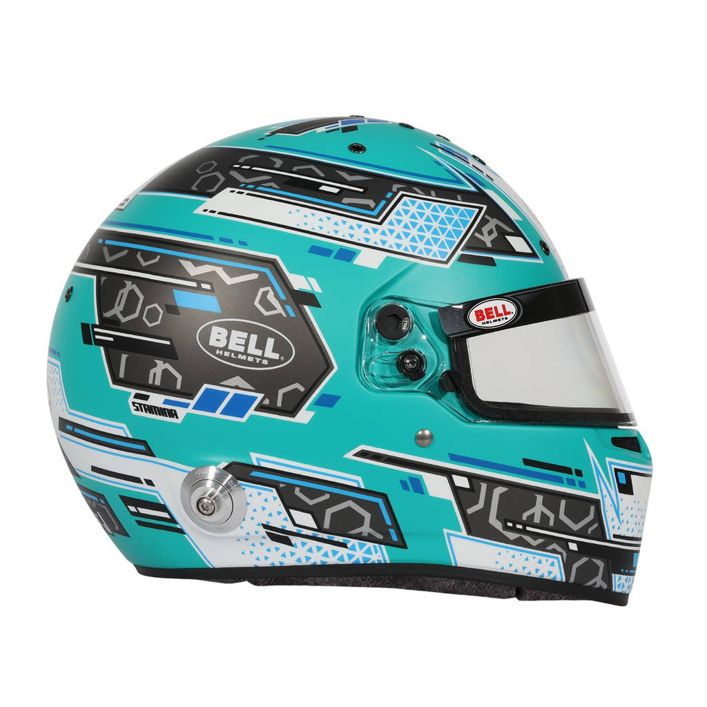 BELL 1310B74 Full-Face Helmet RS7 Pro Stamina HANS, Anthracite / Red, FIA 8859-2024 / SA2020, Size 57 (7 1/8) Photo-12