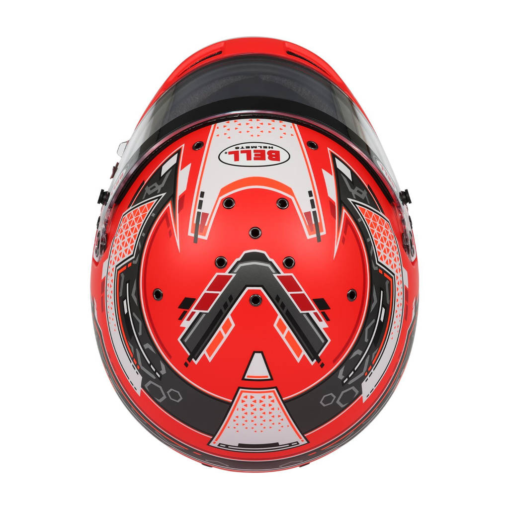 BELL 1310B75 Full-Face Helmet RS7 Pro Stamina HANS, Anthracite / Red, FIA 8859-2024 / SA2020, Size 58 (7 1/4) Photo-9