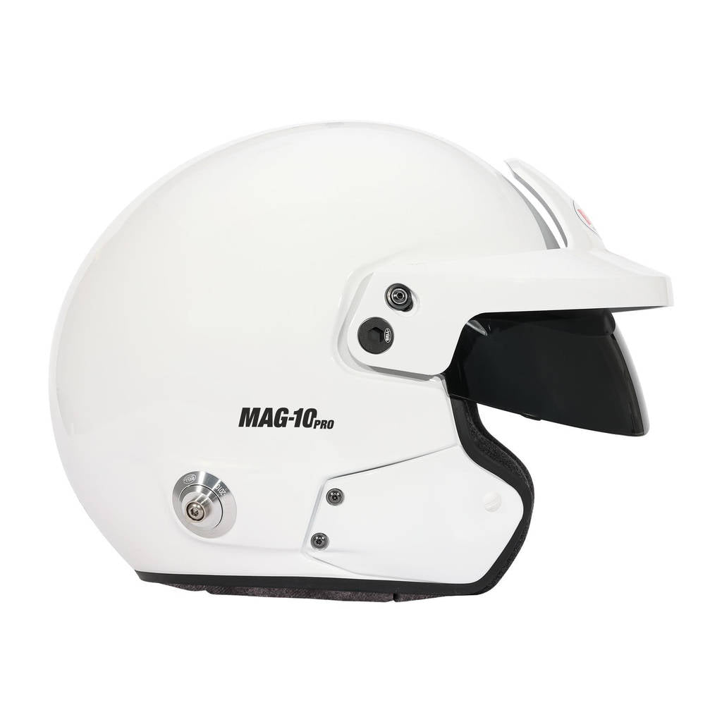 BELL 1346113 Open-Face Helmet MAG-10 HANS, White, FIA 8859-2024 / SA2020, Size 56 (7) Photo-6