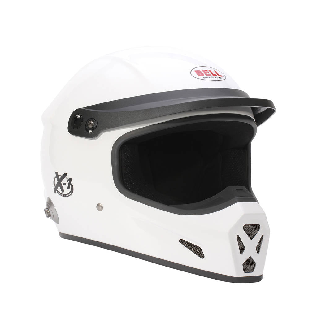 BELL 1453041 Full-Face Helmet X-1 HANS, White, FIA 8859-2024, Size S (57-58) Photo-6