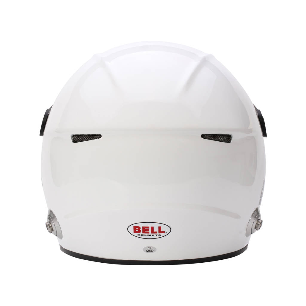 BELL 1453044 Full-Face Helmet X-1 HANS, White, FIA 8859-2024, Size XL (61-61+) Photo-3