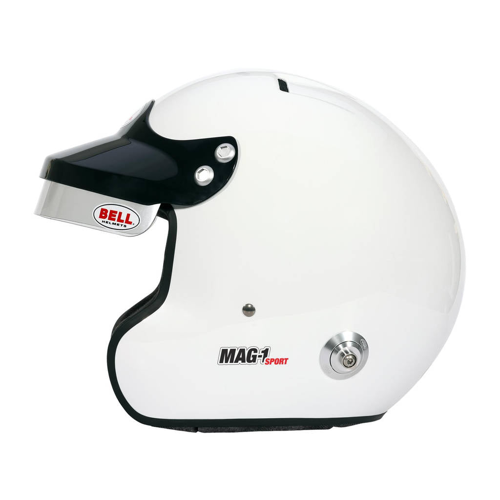 BELL 1426081 Open-Face Helmet MAG-1 HANS, White, FIA 8859-2024, Size S (57-58) Photo-1