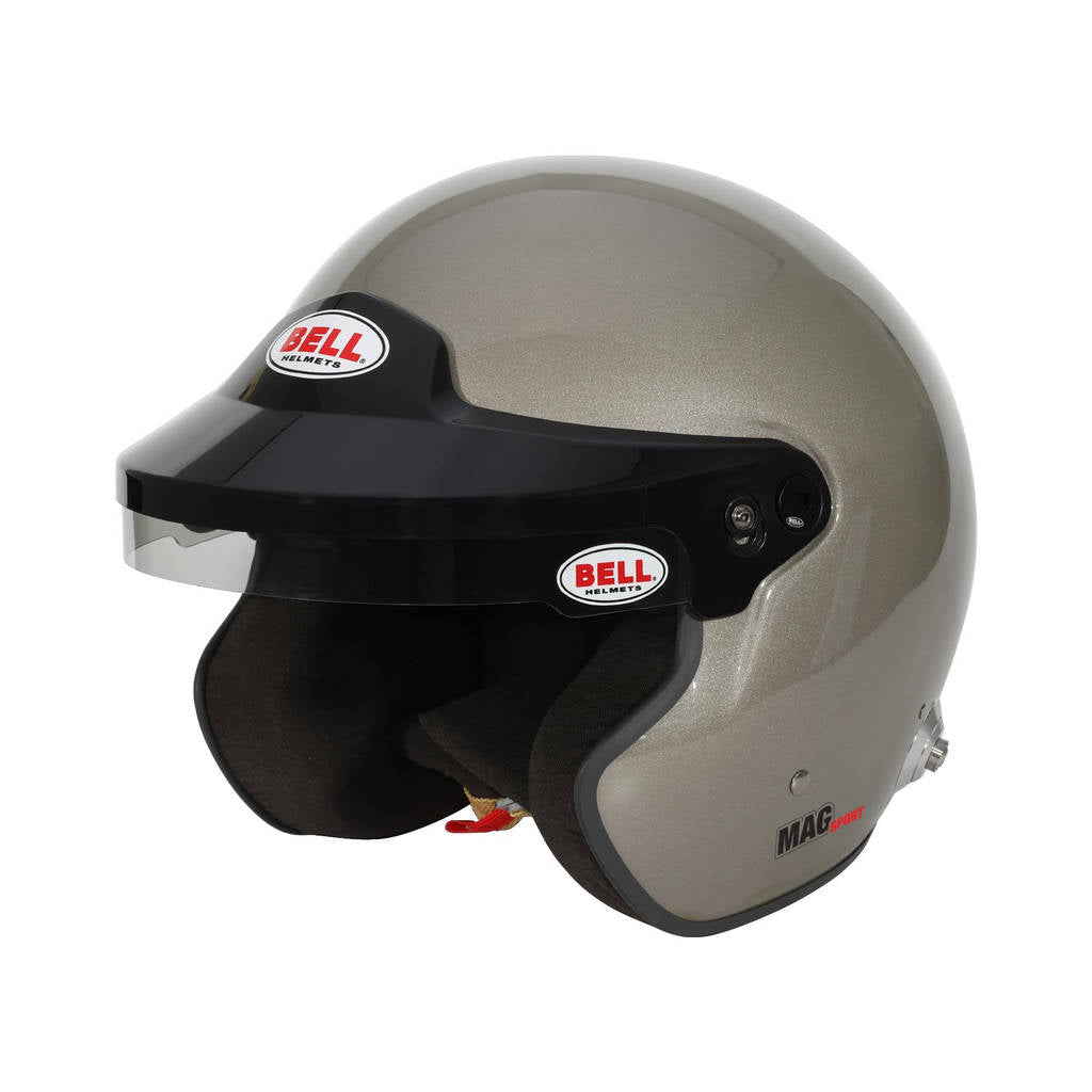 BELL 1435A73 Open-Face Helmet MAG, Titanium Silver, FIA 8859-2024, Size L (60-61) Photo-0