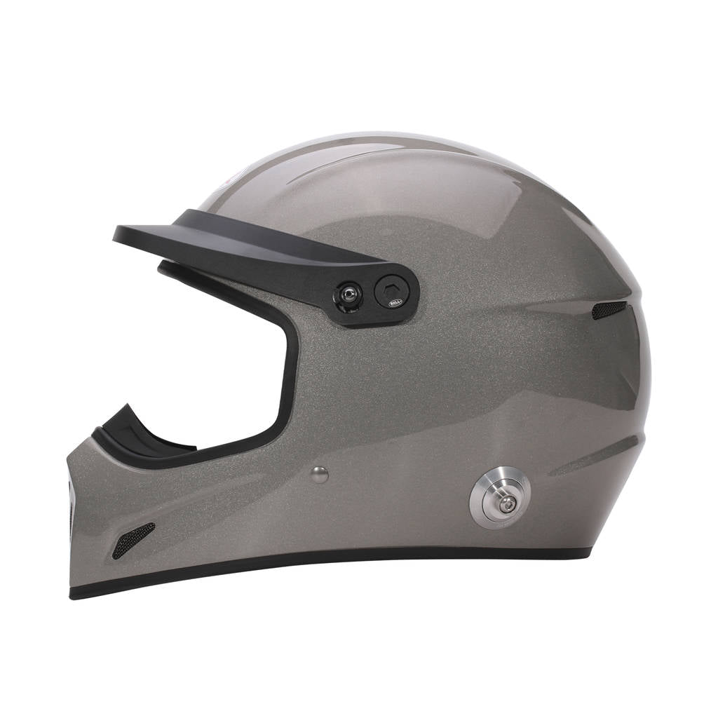 BELL 1453053 Full-Face Helmet X-1 Rally HANS, Titanium Silver, FIA 8859-2024, Size L (60-61) Photo-4
